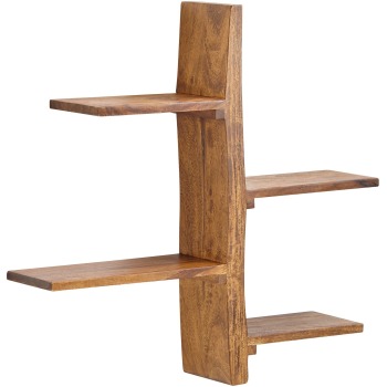 Raft de Perete Modern cu Design de Copac - 58x60x15 cm