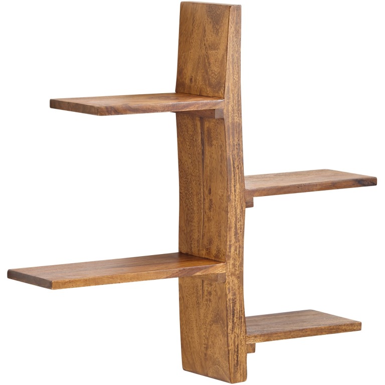 Raft de Perete Modern cu Design de Copac - 58x60x15 cm
