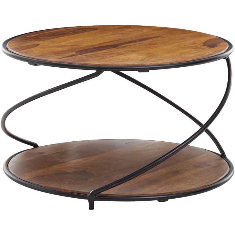 Masută de Cafea Rotundă Modernă cu Design Neobișnuit