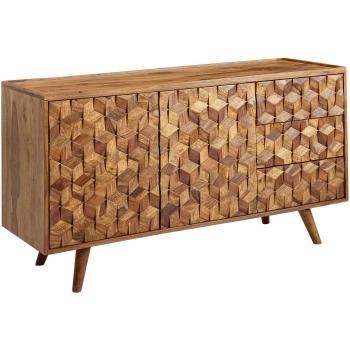 Bufetă Modernă cu Design Elegant și Spațiu Generos de Depozitare