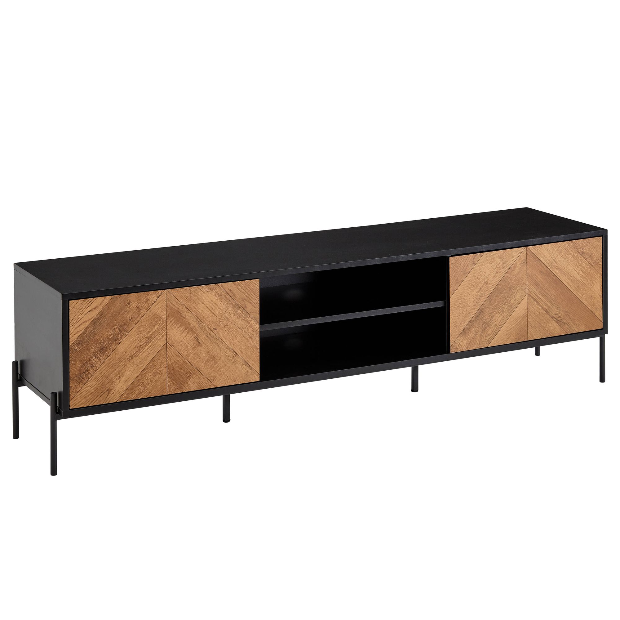 Suport TV modern cu design atractiv și spațiu generos - Model V Suport TV modern cu design atractiv și spațiu generos - Model V