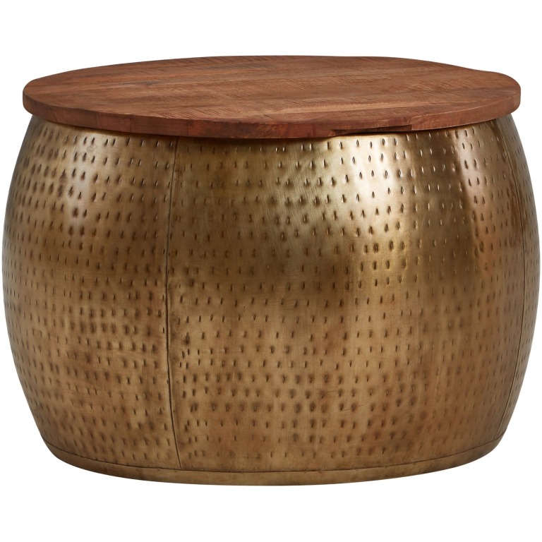 Masută de Cafea Rotundă Modernă cu Blat Elegant 60x60 cm
