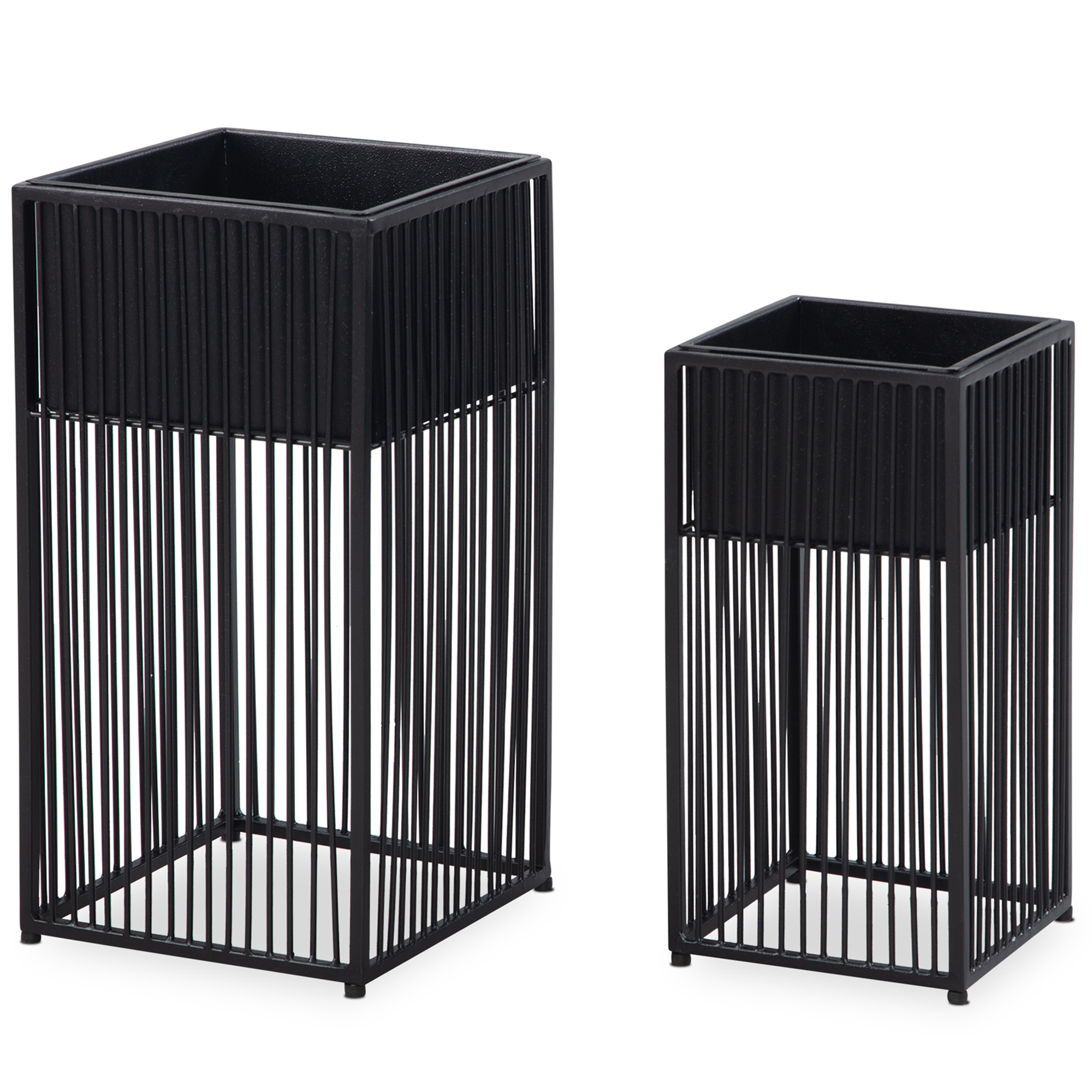 Set de 2 Ghivece Modern cu Eleganță și Funcționalitate - Design Uniform - Dimensiuni Mare: 25x50x25 cm Set de 2 Ghivece Modern cu Eleganță și Funcționalitate - Design Uniform - Dimensiuni Mare: 25x50x25 cm