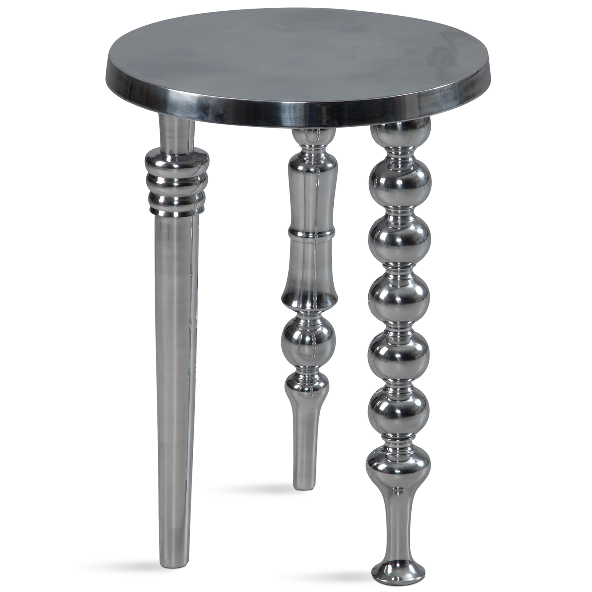 Masută Rotundă Modernă cu Blat Strălucitor - Design Elegant Masută Rotundă Modernă cu Blat Strălucitor - Design Elegant