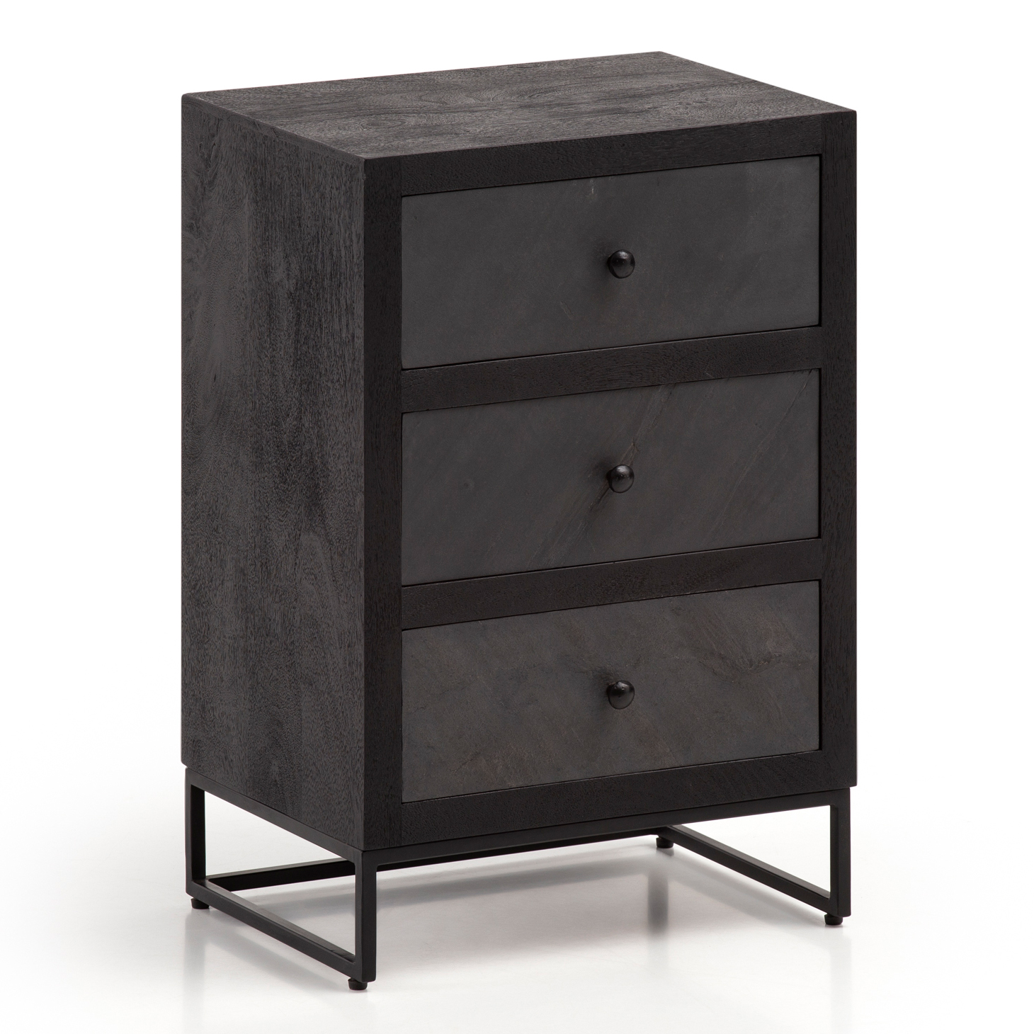 Noptiera cu 3 Sertare: Design Modern Noptiera cu 3 Sertare: Design Modern