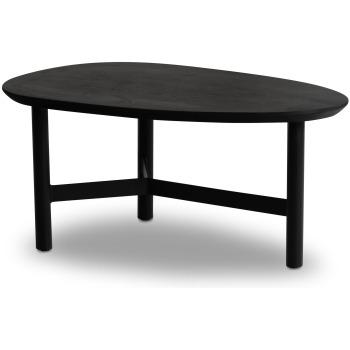Masută de Cafea Rinichi: Design Modern și Lemn Natural