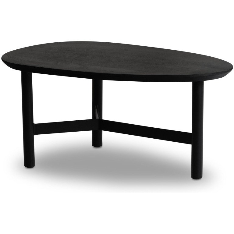 Masută de Cafea Rinichi: Design Modern și Lemn Natural