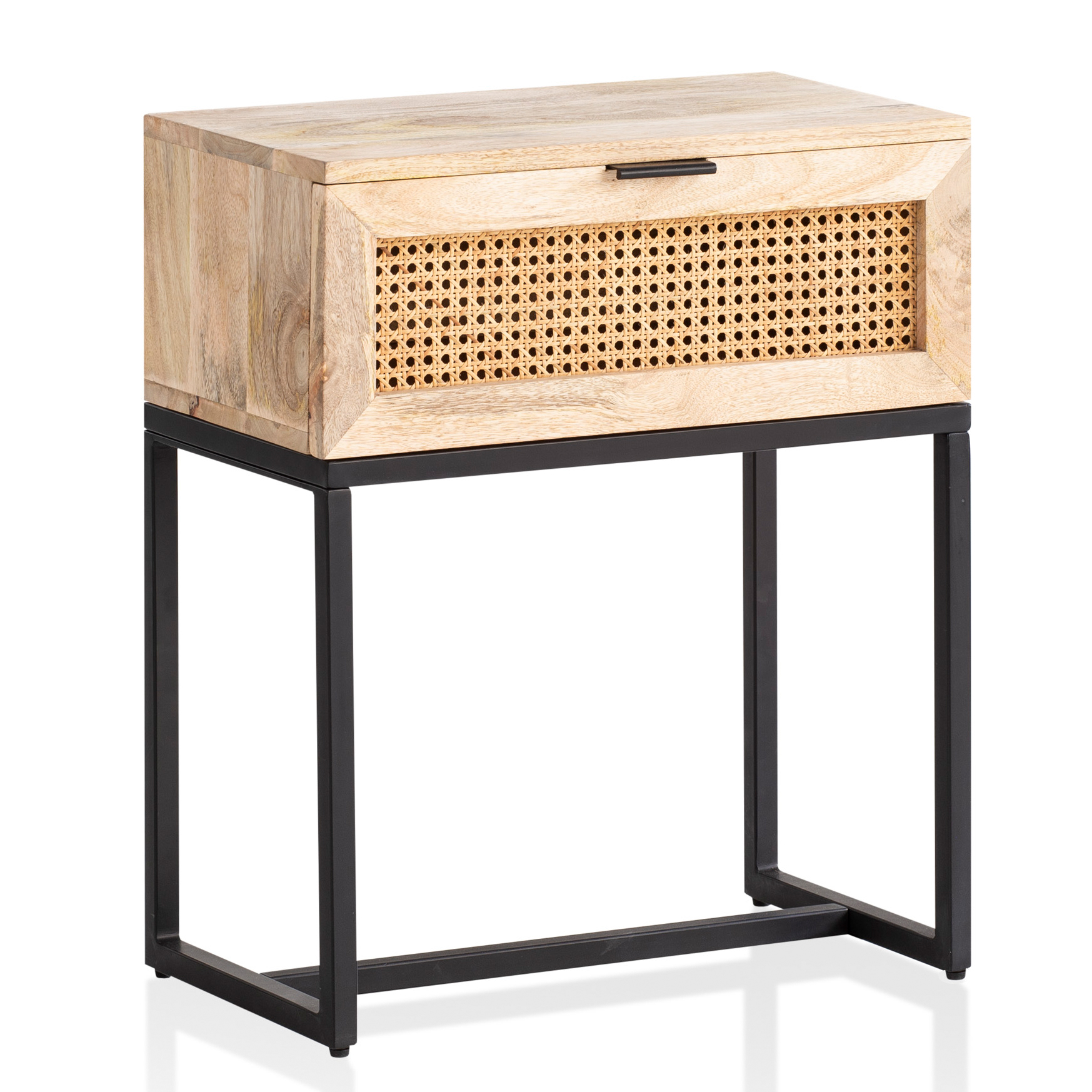 Noptieră Modernă cu Sertar și Detalii Elegante - Dimensiuni 50x60x30 cm Noptieră Modernă cu Sertar și Detalii Elegante - Dimensiuni 50x60x30 cm