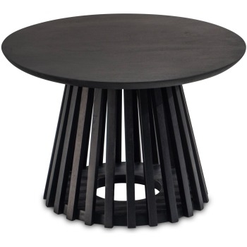Masută de cafea rotundă cu design modern și aspect atemporal