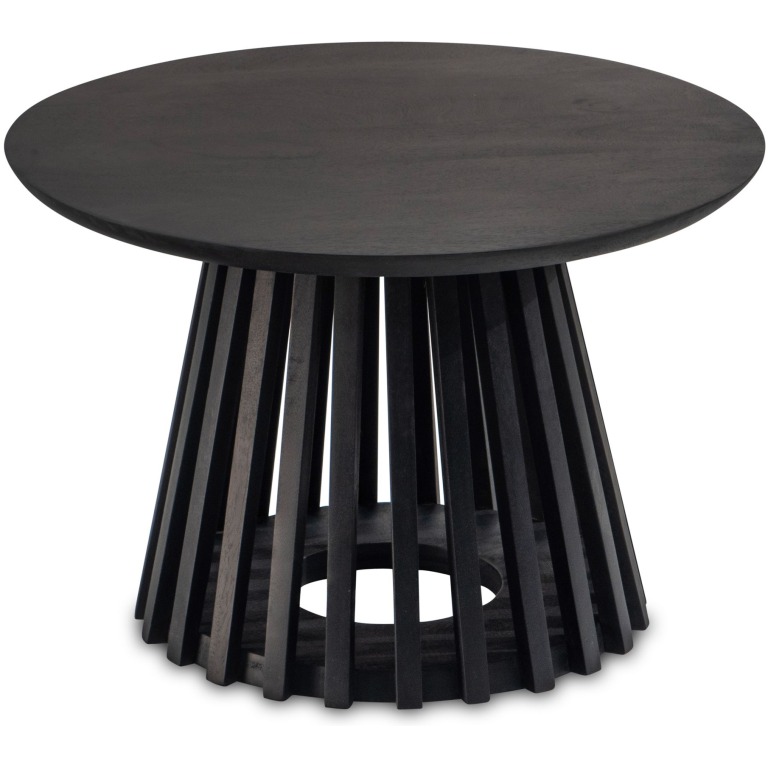 Masută de cafea rotundă cu design modern și aspect atemporal
