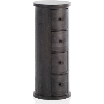 Comodă Modernă cu 4 Sertare și Spațiu de Depozitare - Design Compact