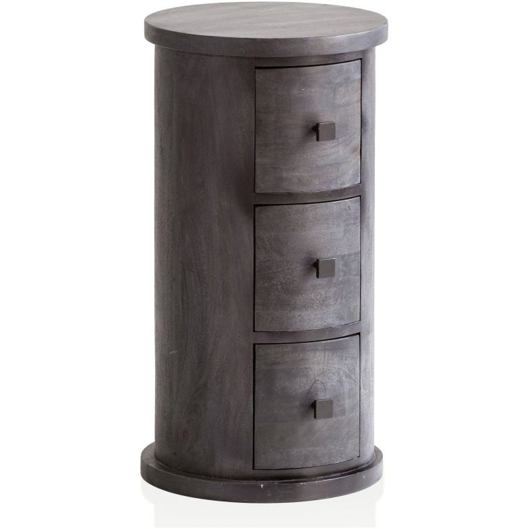Comodă Modernă cu 3 Sertare și Spațiu de Depozitare - Dimensiuni Compacte 34x65x34 cm
