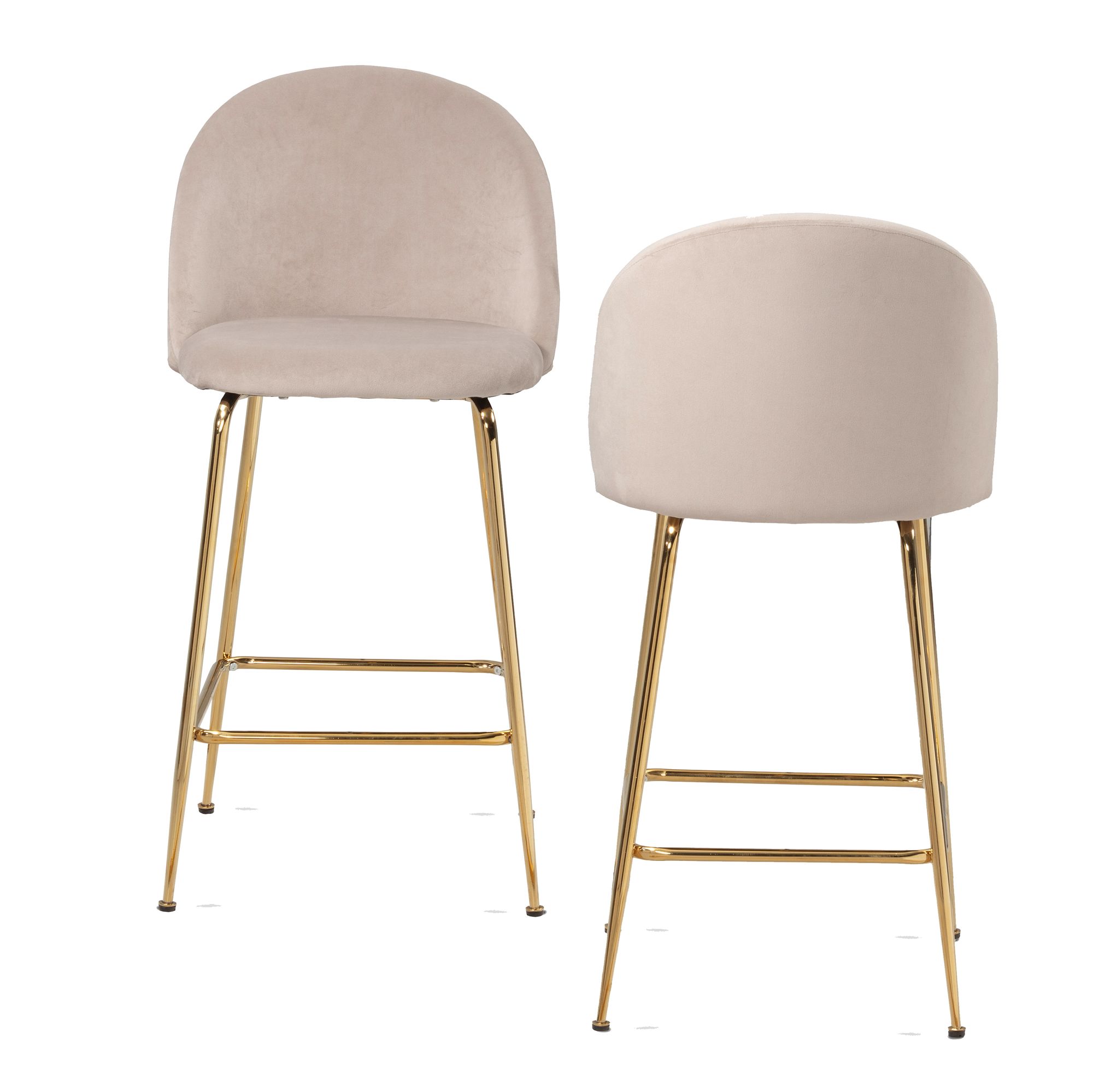 Scaun de Bar Modern cu Design Scandinav și Husă din Catifea Scaun de Bar Modern cu Design Scandinav și Husă din Catifea