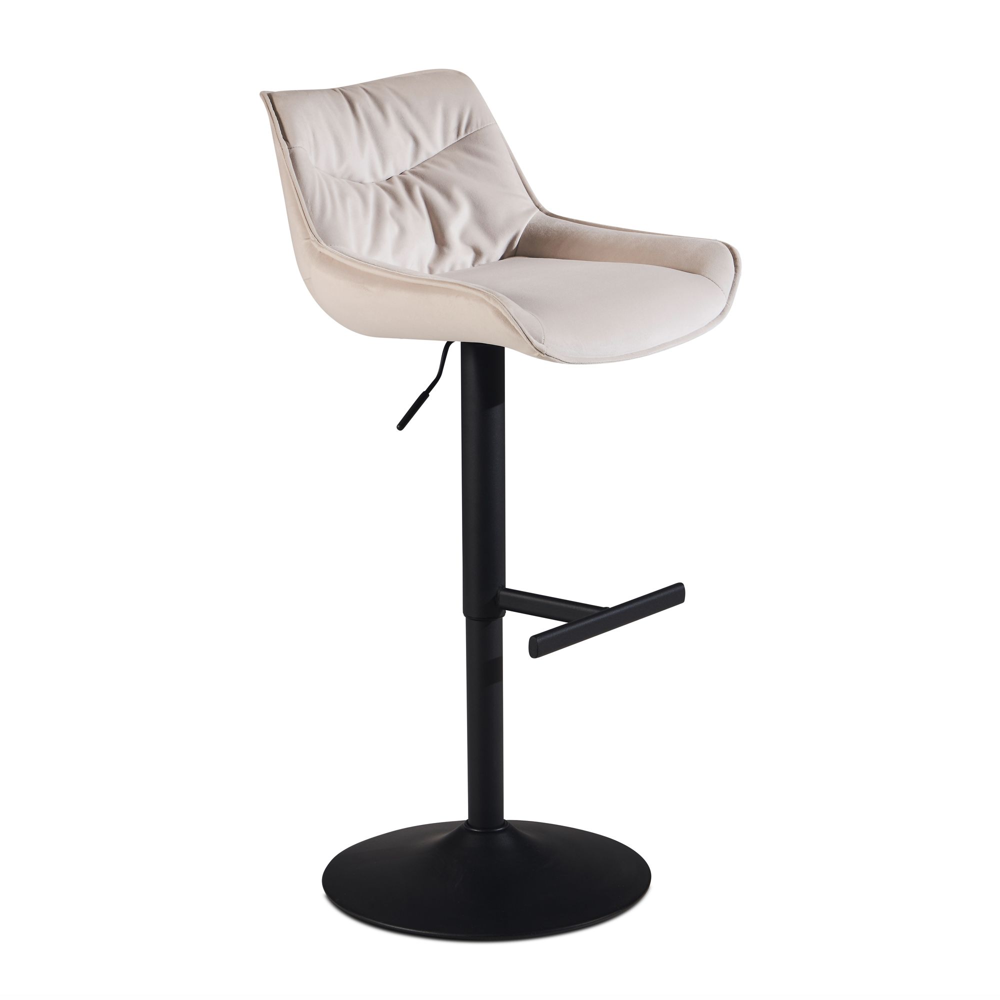 Scaun de Bar Modern cu Husă de Catifea și Bază Trompetă din Metal Scaun de Bar Modern cu Husă de Catifea și Bază Trompetă din Metal