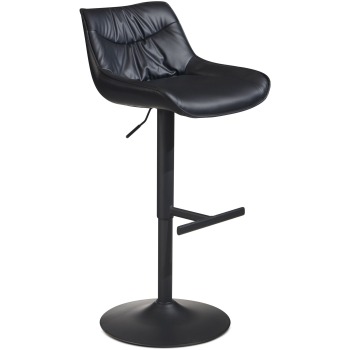 Scaun de Bar Modern cu Spătar Matlasat și Design Elegant