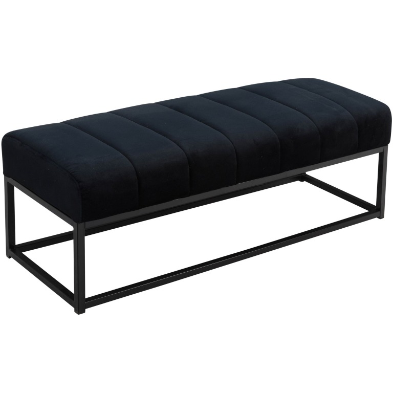 Bancă tapițată elegantă cu design modern și tapițerie groasă - Dimensiuni 108x40x40 cm