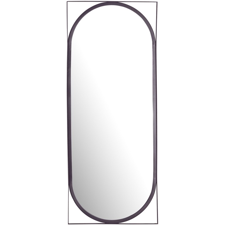 Oglindă de Perete Modernă cu Cadru Dreptunghiular - Dimensiuni 37x91 cm