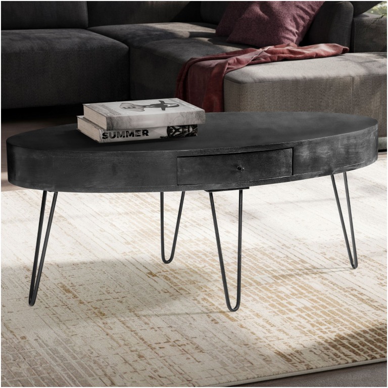 masa de sufragerie design ovala cu sertar