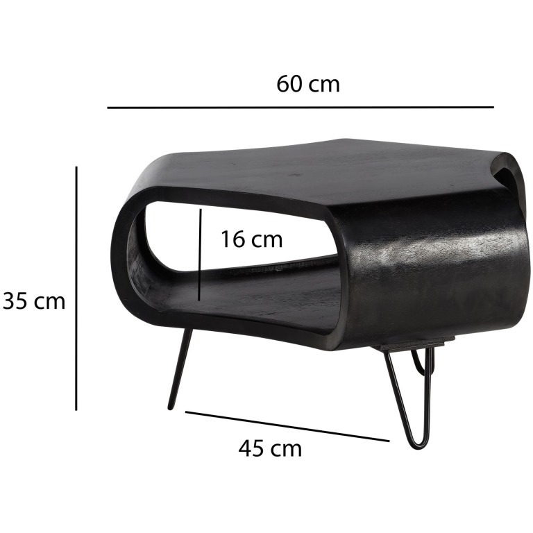 masuta de living cu picioare in ac de par