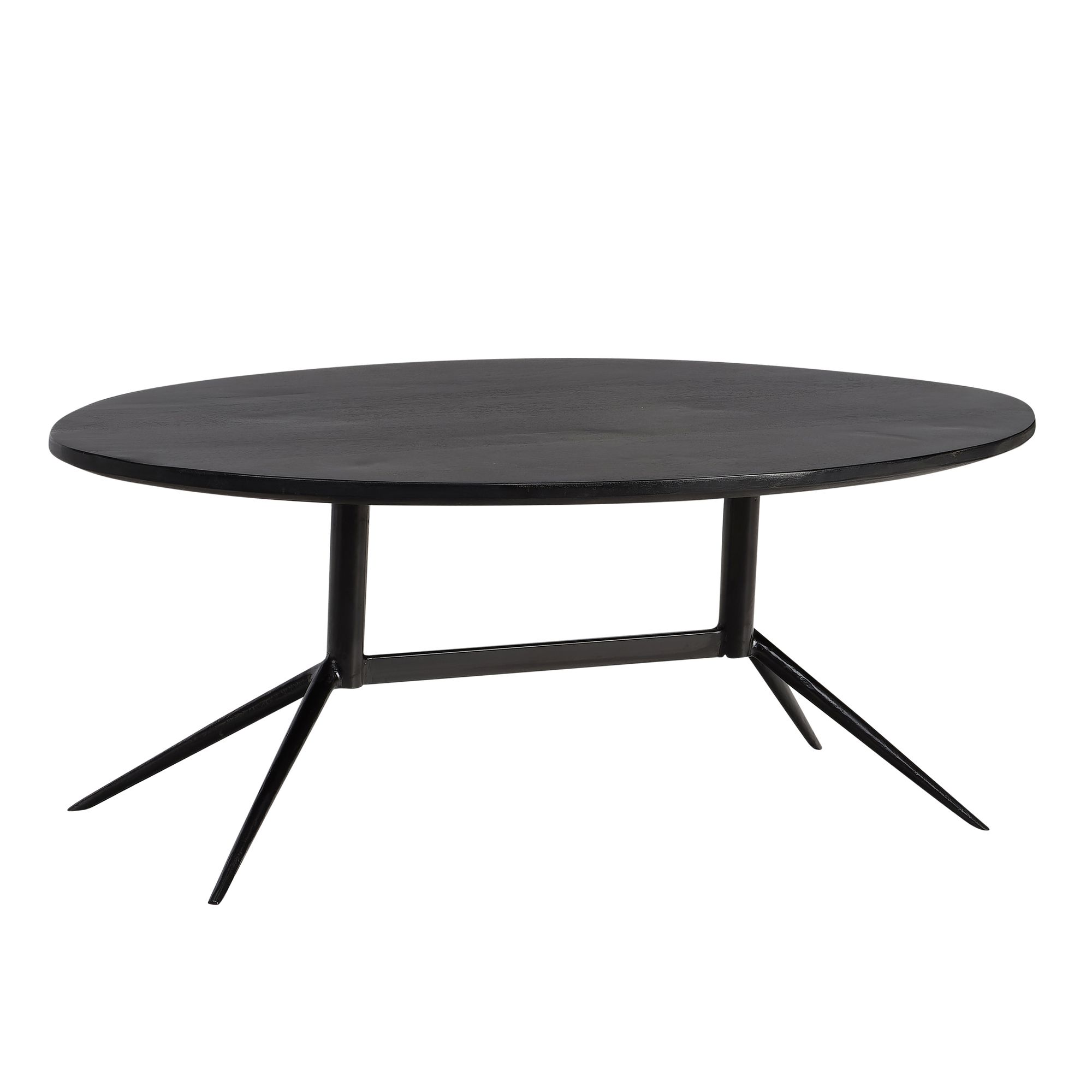masuta de cafea 90x50x35 cm mango lemn masiv metal negru canapea masuta ovala masuta de cafea 90x50x35 cm mango lemn masiv metal negru canapea masuta ovala