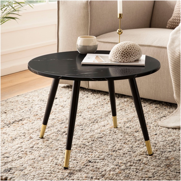 masa de living design cu cadru metalic