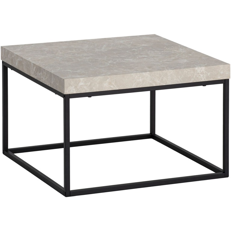 masuta de cafea 60x60x38 cm masuta de canapea de culoare nisip in piatra aspect modern