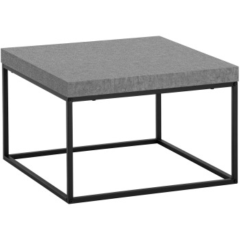Masuta de cafea 60x60x38 cm Masuta de canapea gri in aspect beton Modern