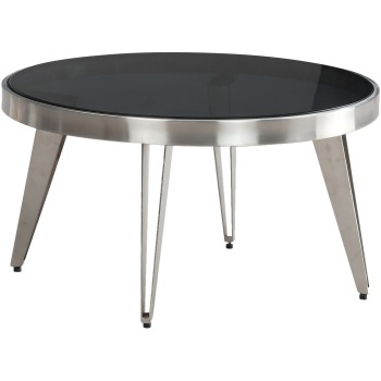 masuta de cafea sticla metal 60x60x33 cm masuta de canapea argintie