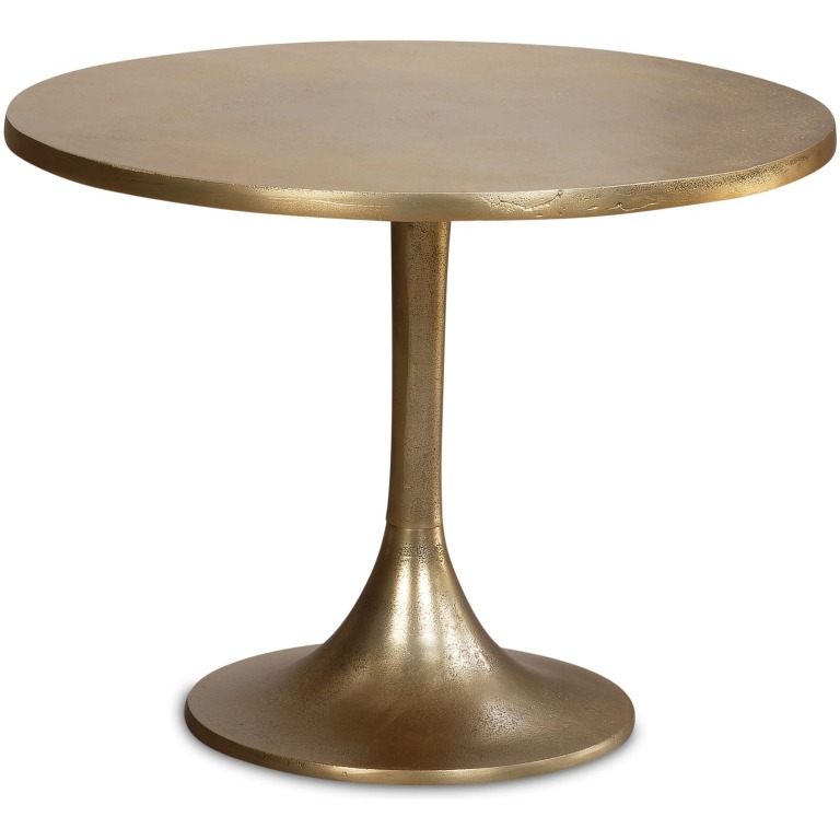 masuta de cafea metal auriu 60x60x46