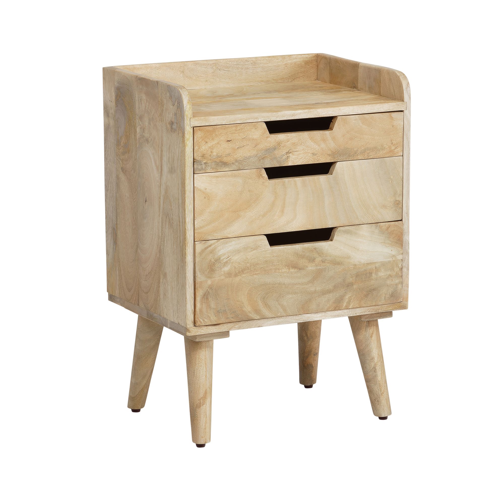 Noptiera lemn masiv de mango maro deschis 45x33x63 cm noptiera pat box spring Noptiera lemn masiv de mango maro deschis 45x33x63 cm noptiera pat box spring