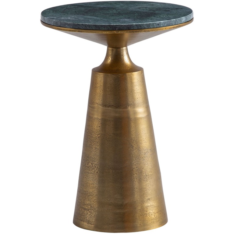 Măsuță laterală din marmură metalică 40x40x56