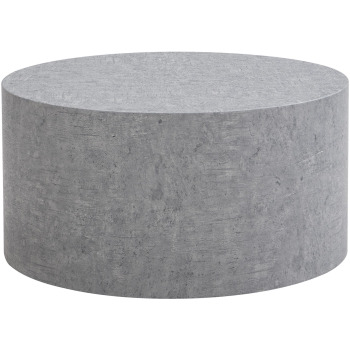 Masă Cafea MONOBLOC Rotundă // 60x60x30 cm // Aspect Beton Modern