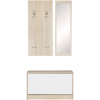 Mobilier de Hol//Modern//Cuier,Oglindă și Pantofar