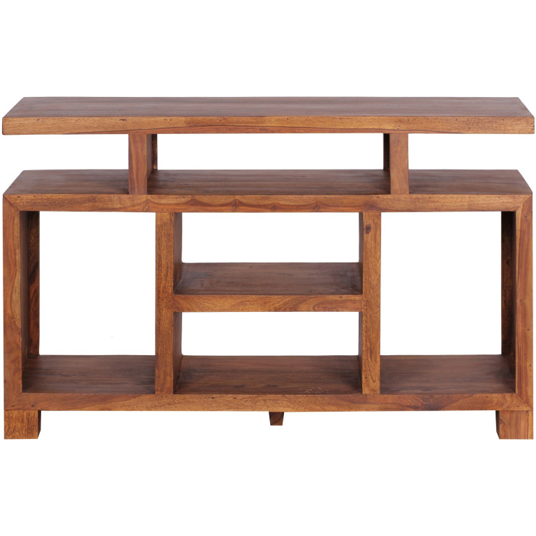 Comodă din Lemn Masiv de Sheesam, cu Multiple Compartimente - 76x40x115 cm