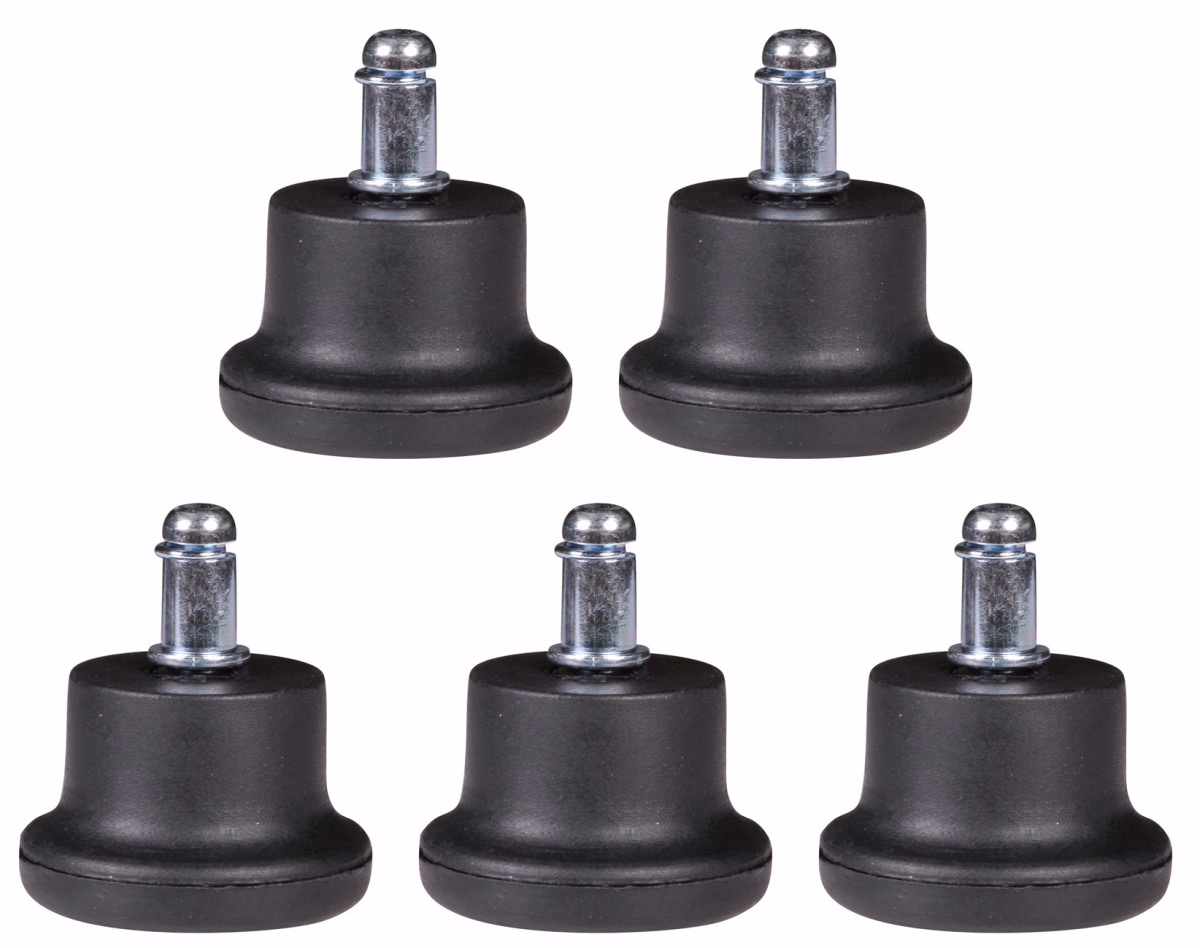 avif-1769754018208-84kza3 Set Picioare Fixe pentru Scaune de Birou (5 buc) Negru | Rezistent la abraziune, fără murdărie