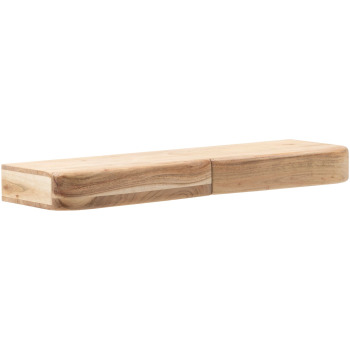 Etajeră de Perete // Lemn Salcâm 80cm // 2 Sertare